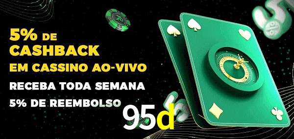 Promoções do cassino ao Vivo 95d